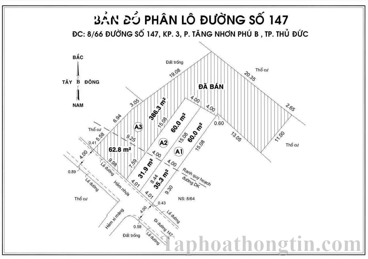 Bán 2 Lô – Mặt Tiền Vành Đai 2 – Tăng Nhơn Phú B, Quận 9