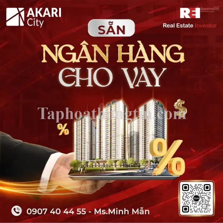 Bán gấp căn hộ Akari City, Nam Long Nhật Bản, Võ Văn Kiệt Bình Tân, sẵn sổ hồng, ngân hàng cho vay