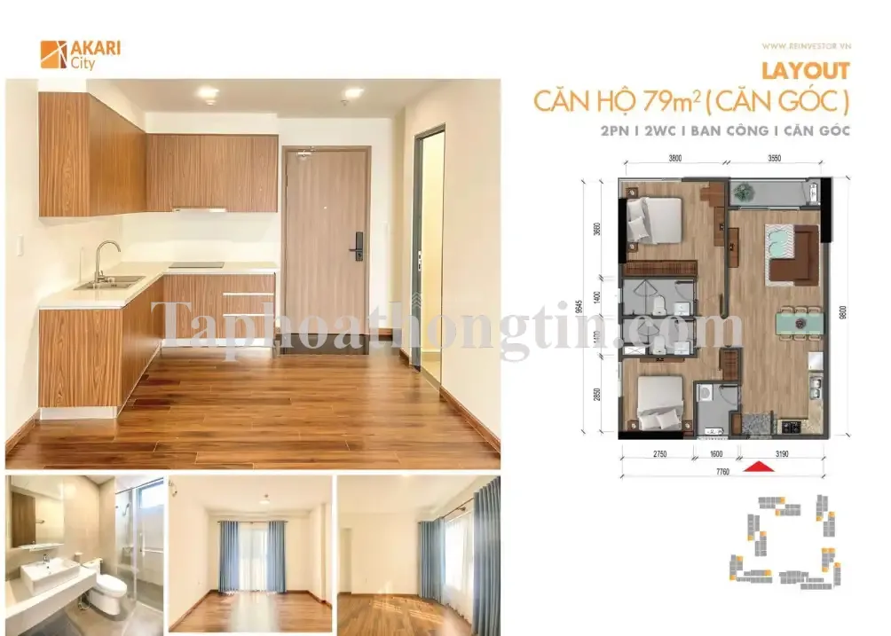 Bán gấp căn hộ Akari City, Nam Long Nhật Bản, Võ Văn Kiệt Bình Tân, sẵn sổ hồng, ngân hàng cho vay 4