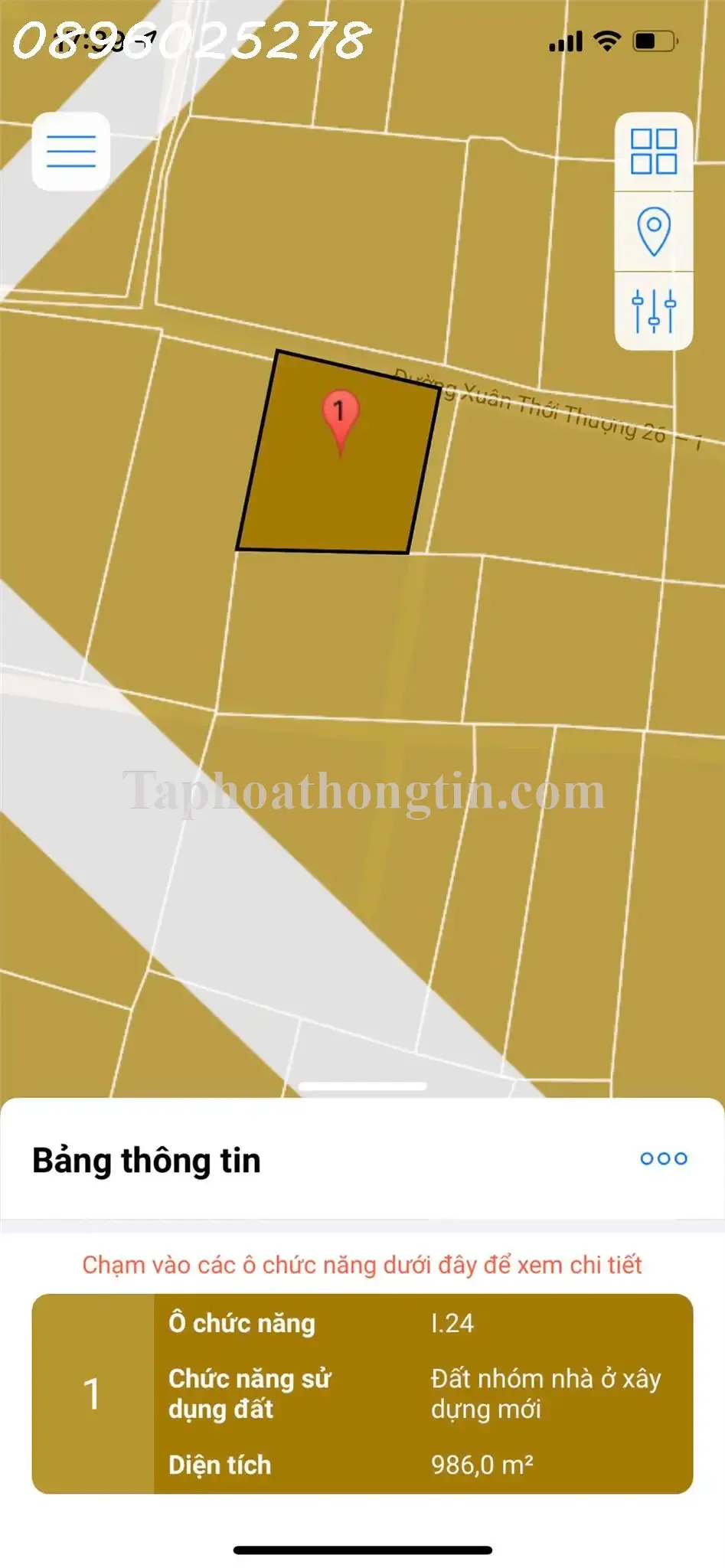Bán đất thổ cư 898m2, Xuân Thới Thượng 28, Hóc Môn, 23.4 tỷ, sổ đỏ 4
