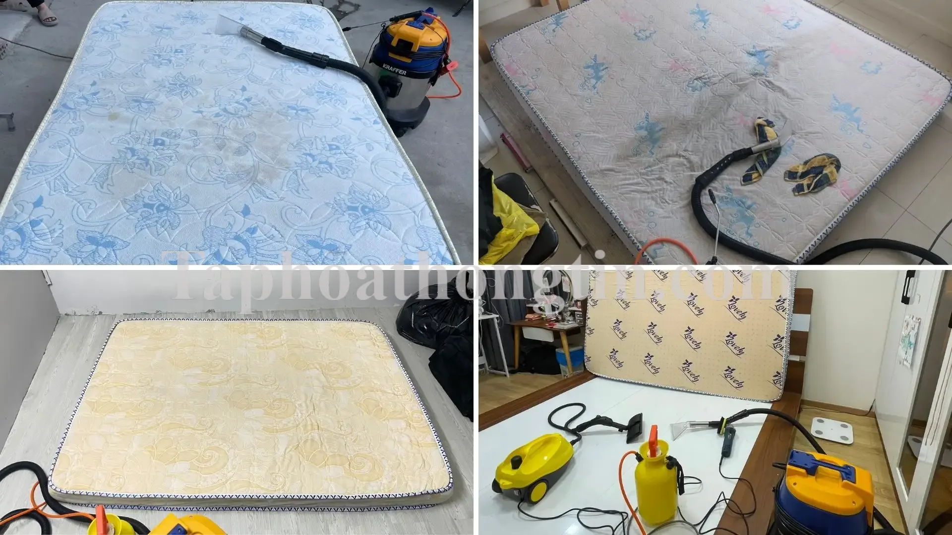 Dịch vụ vệ sinh nệm cao su giá rẻ tại TPHCM 3