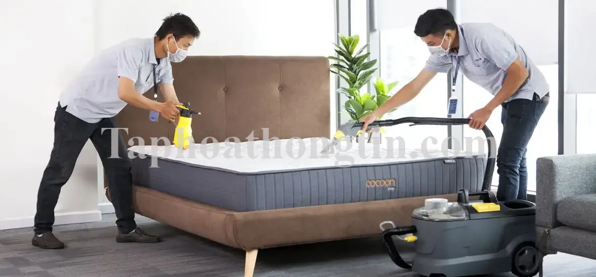 Dịch vụ vệ sinh nệm cao su giá rẻ tại TPHCM 5