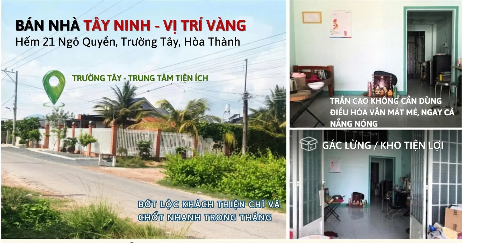 HÓT NHÀ ĐẸP – GIÁ TỐT- CHÍNH CHỦ BÁN NHÀ Tại xã trường tây, hòa thành tây ninh