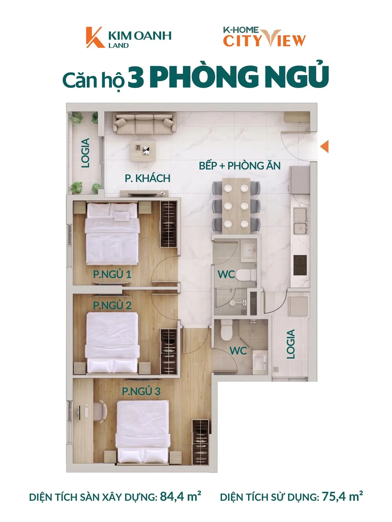 CƠ HỘI SỞ HỮU NHÀ Ở XÃ HỘI K-HOME TẠI Phường Tân Biên, Thành phố Biên Hòa, Đồng Nai 5