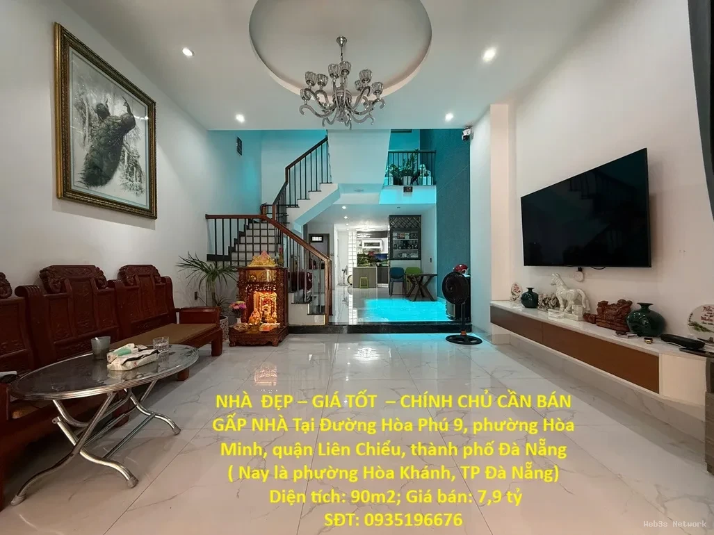 NHÀ ĐẸP – GIÁ TỐT – CHÍNH CHỦ CẦN BÁN GẤP NHÀ Tại phường Hòa Minh, quận Liên Chiểu, thành phố Đà Nẵng