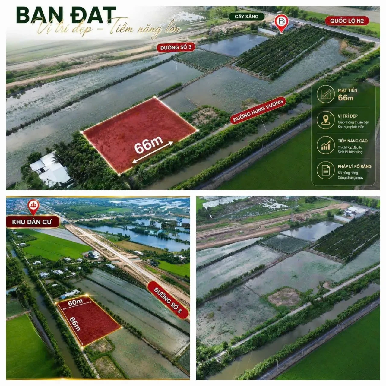 ĐẤT ĐẸP – ĐẦU TƯ SINH LỜI – CẦN BÁN 3 LÔ ĐẤT GIÁ TỐT – Ấp Hiệp Thành, Xã Tân Thạnh, Tây Ninh 2