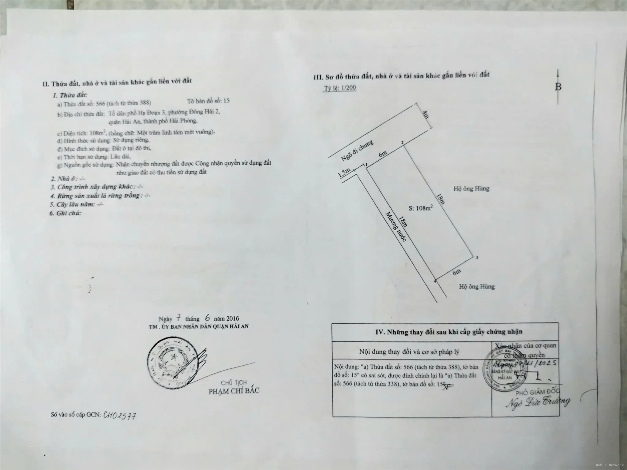 ĐẦU TƯ SINH LỜI – CHÍNH CHỦ CẦN BÁN LÔ ĐẤT Đường Đông Hải, Hạ Đoạn 3, P.Đông Hải 2, Q.Hải an, TP.Hải phòng.