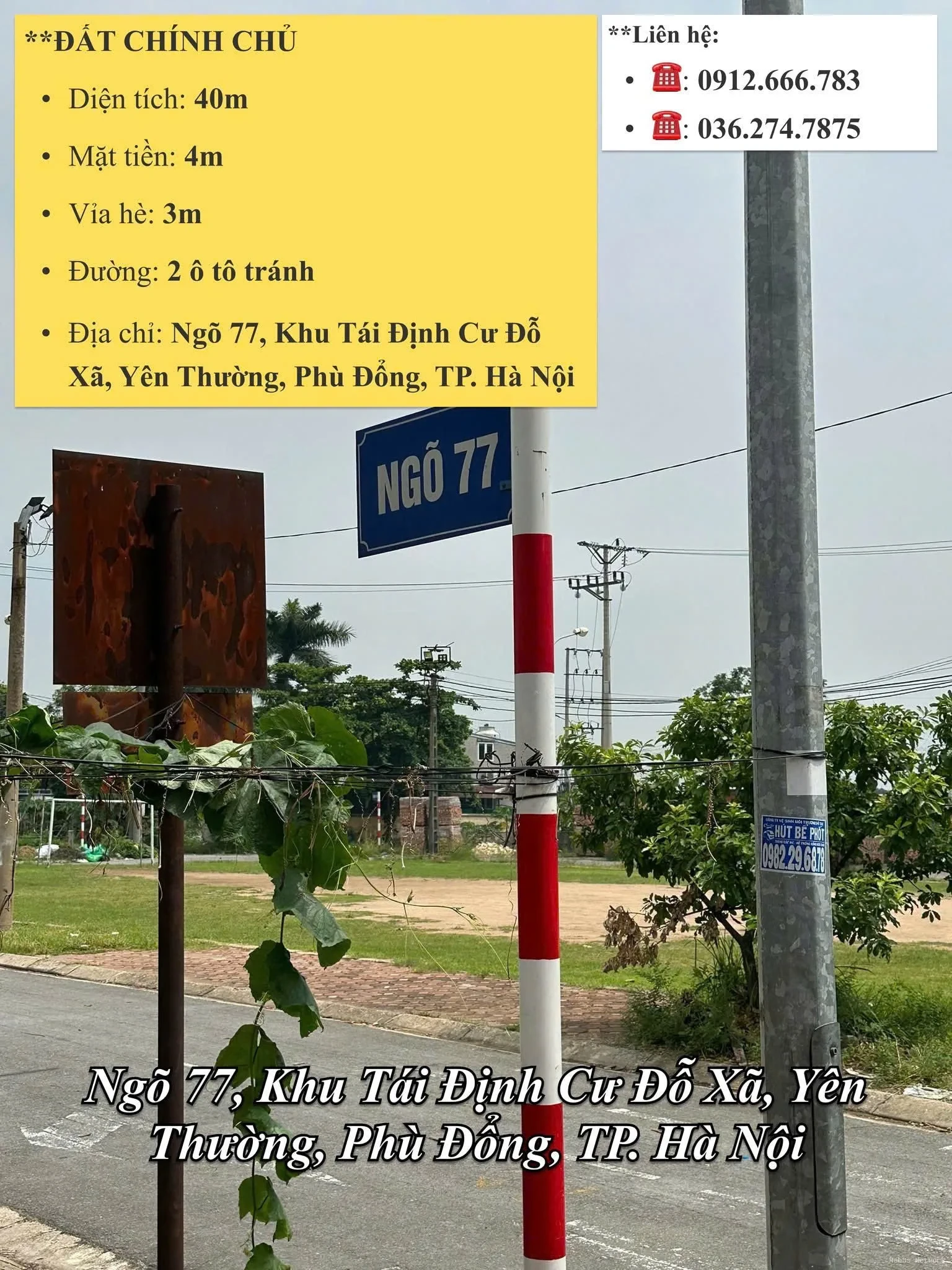 ĐẤT ĐẸP- GIÁ TỐT BÁN NHANH LÔ ĐẤT ĐẦU TƯ LÀ SINH LỜI TẠI Yên Thường Phù Đổng thành phố Hà Nội 4