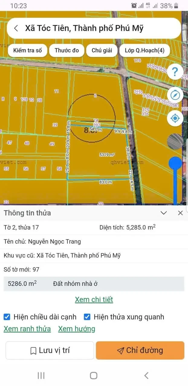 BÁN ĐẤT 5.285m² – Sẵn 1.000m² THỔ CƯ – VỊ TRÍ CHIẾN LƯỢC Kết Nối Sân Bay Long Thành – Cảng Cái Mép 5