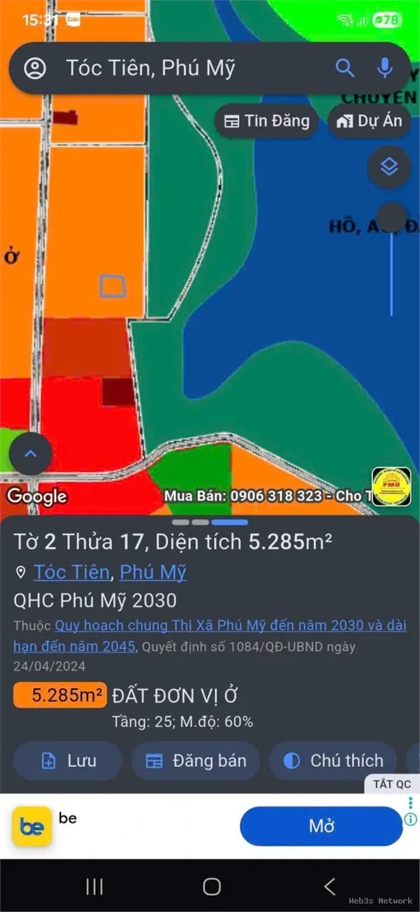 BÁN ĐẤT 5.285m² – Sẵn 1.000m² THỔ CƯ – VỊ TRÍ CHIẾN LƯỢC Kết Nối Sân Bay Long Thành – Cảng Cái Mép 3
