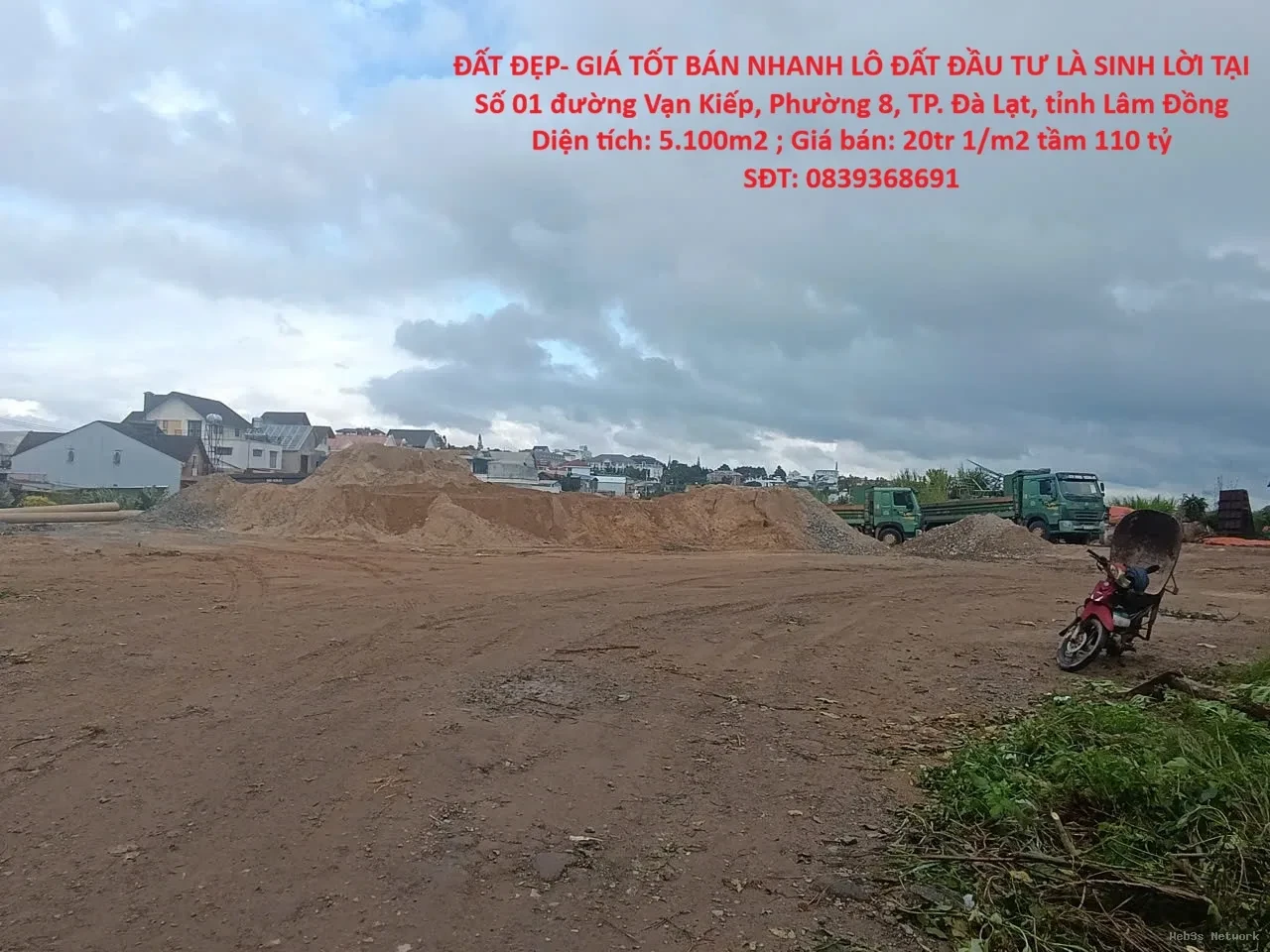 ĐẤT ĐẸP- GIÁ TỐT BÁN NHANH LÔ ĐẤT ĐẦU TƯ LÀ SINH LỜI TẠI TP. Đà Lạt, tỉnh Lâm Đồng