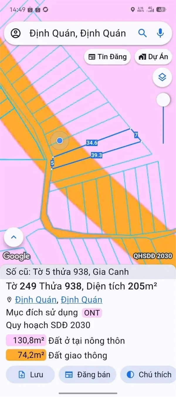 CƠ HỘI ĐẦU TƯ SINH LỜI – Chính Chủ Bán 3 Nền Đất full Thổ Cư Tại Xã Gia Canh, Định Quán, Đồng Nai 4