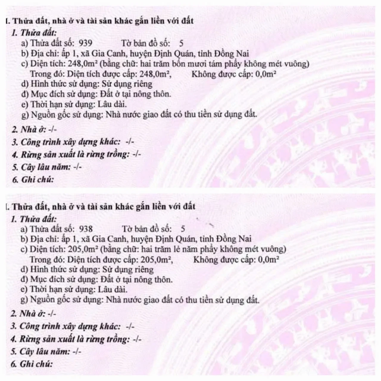 CƠ HỘI ĐẦU TƯ SINH LỜI – Chính Chủ Bán 3 Nền Đất full Thổ Cư Tại Xã Gia Canh, Định Quán, Đồng Nai 3