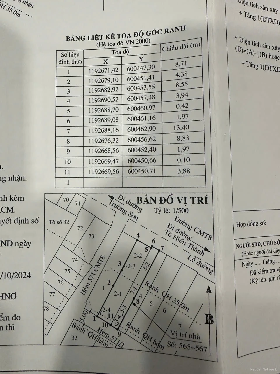 ĐẦU TƯ SINH LỜI –CẦN BÁN LÔ ĐẤT MẶT TIỀN TẠI Đ. Cách Mạng Tháng 8, Phường 15, Quận 10, TP. HCM 3