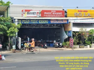 HOT- SIÊU PHẨM ĐẤT NỀN ĐÔI MẶT TIỀN ĐƯỜNG UNG VĂN KHIÊM Phường Mỹ Phước, TP Long Xuyên, An Giang