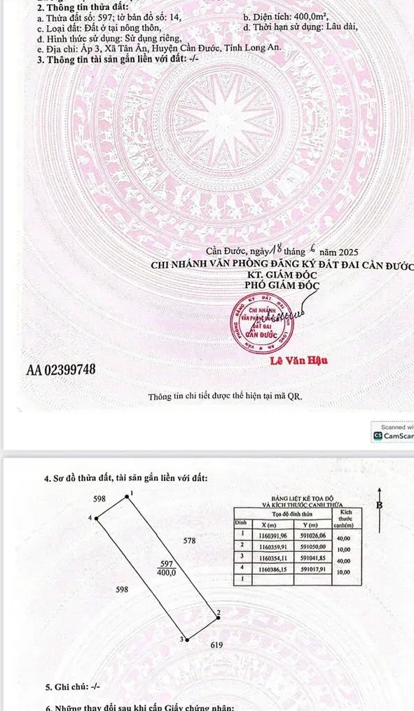 ĐẦU TƯ SINH LỜI – Chính Chủ Bán Trọn 3 thửa đất thuộc xã Tân Ân, Cần Đước, Long An 4
