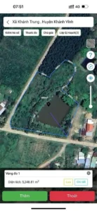 ĐẤT ĐẸP–GIÁ TỐT–CHÍNH CHỦ BÁN NHANH LÔ ĐẤT 2 MẶT TIỀN Thôn Suối Cá- xã Khánh Trung- Khánh Vĩnh- Khánh Hòa