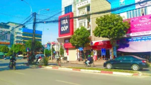 CHO THUÊ NHÀ 3 TẦNG MẶT PHỐ ĐƯỜNG ĐÔI VẠN PHÚC